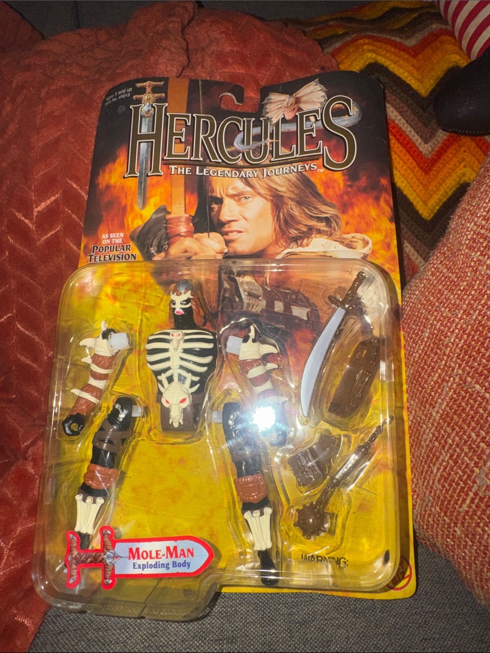 Vintage 1996 Toy Biz Hercules MOLE-MAN Exploding Body Figure New Sealed